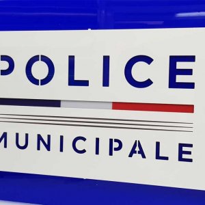 caisson lumineux police municipale