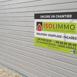 panneau de chantier isolimmo