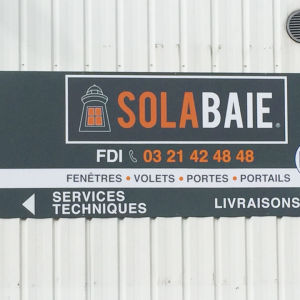 panneau signalétique entreprise