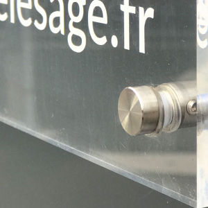 plaque horaire plexi professionnelle