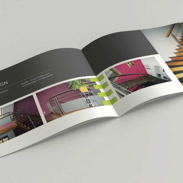 impression de brochure design