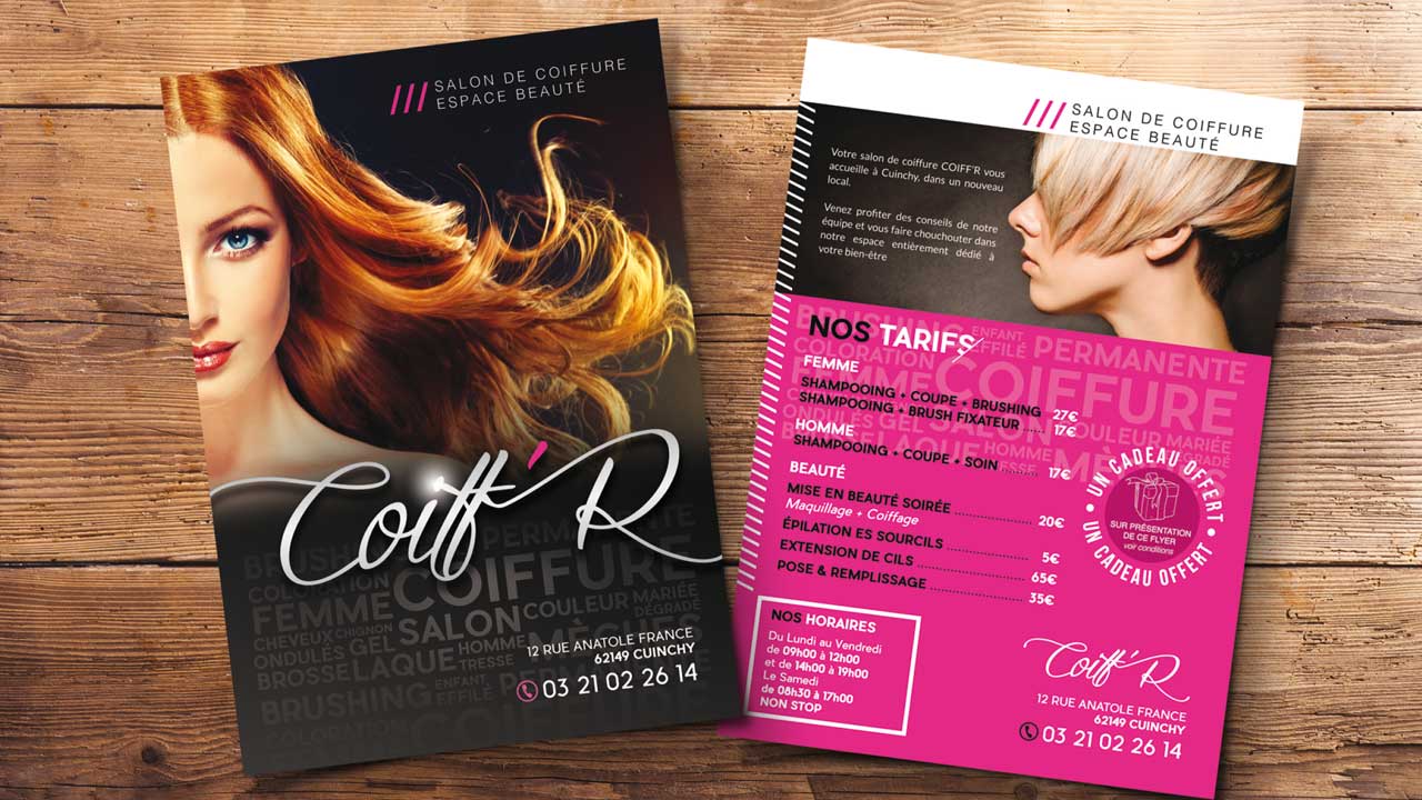 flyers coiffeur