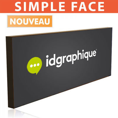 Bandeau lumineux face textile