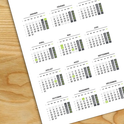 Calendrier classique