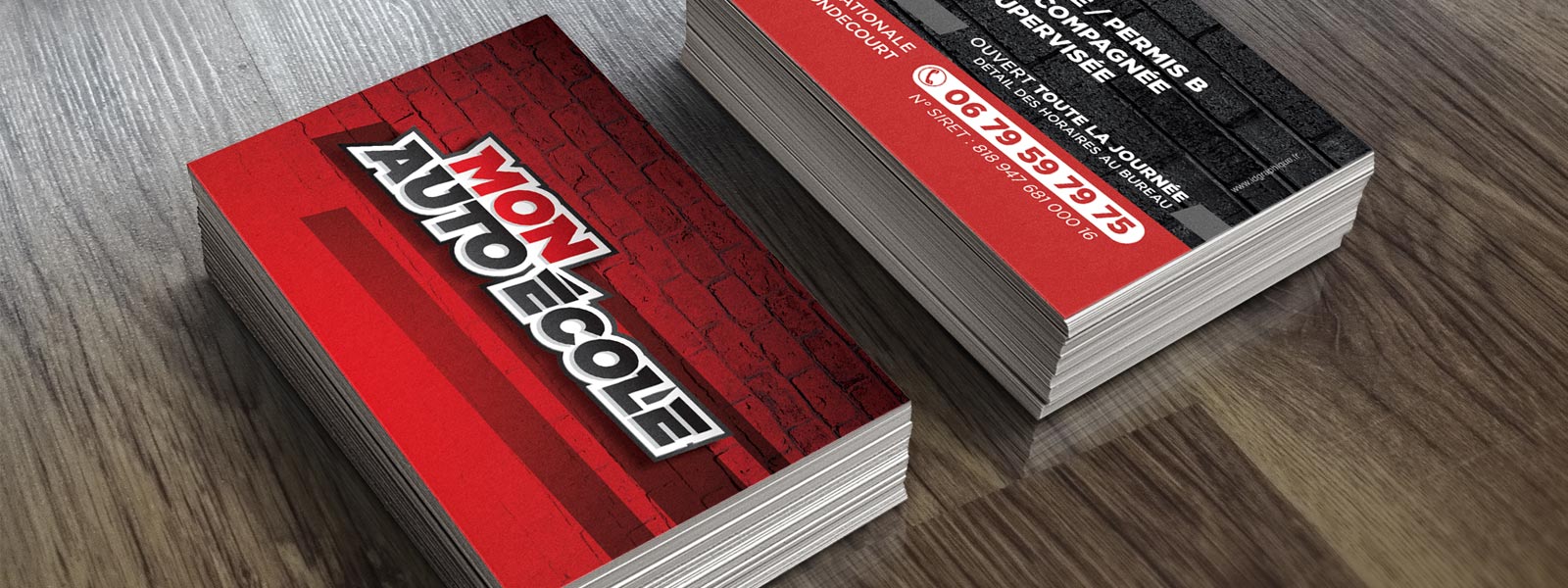 création et impression de cartes commerciales