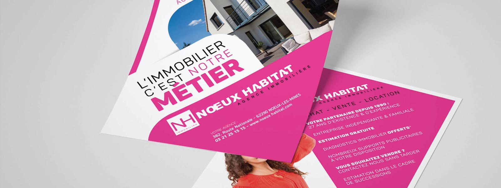 création et impression de flyer publicitaire