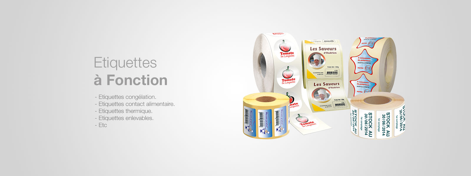 Etiquettes à fonction