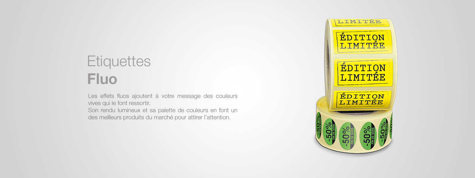 Etiquettes Fluo