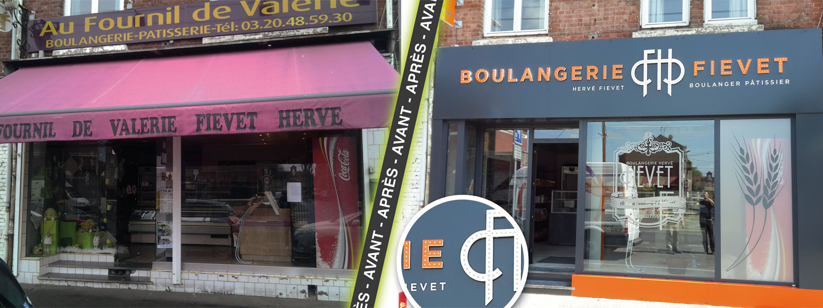 habillage boulangerie enseigne