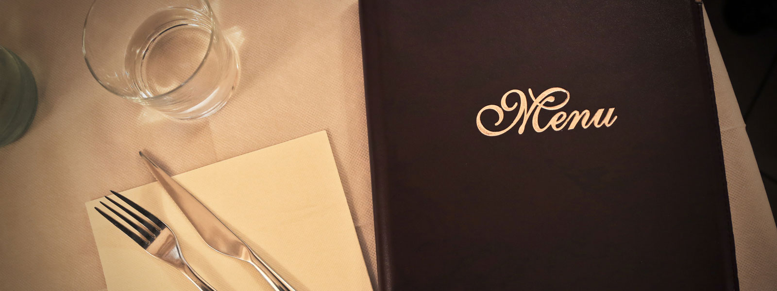 menu pour restaurant