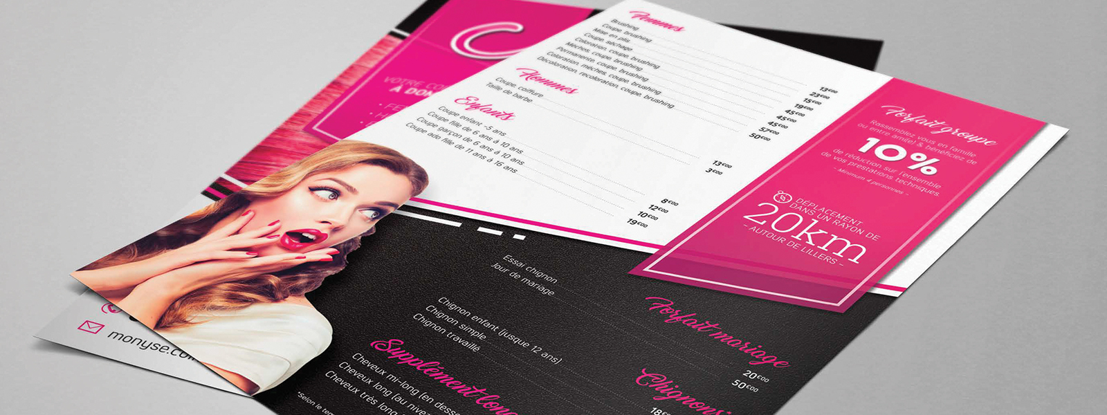 flyer coiffure impression pas cher
